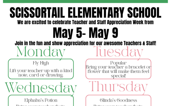 Teacher & Staff Appreciation Week 2025